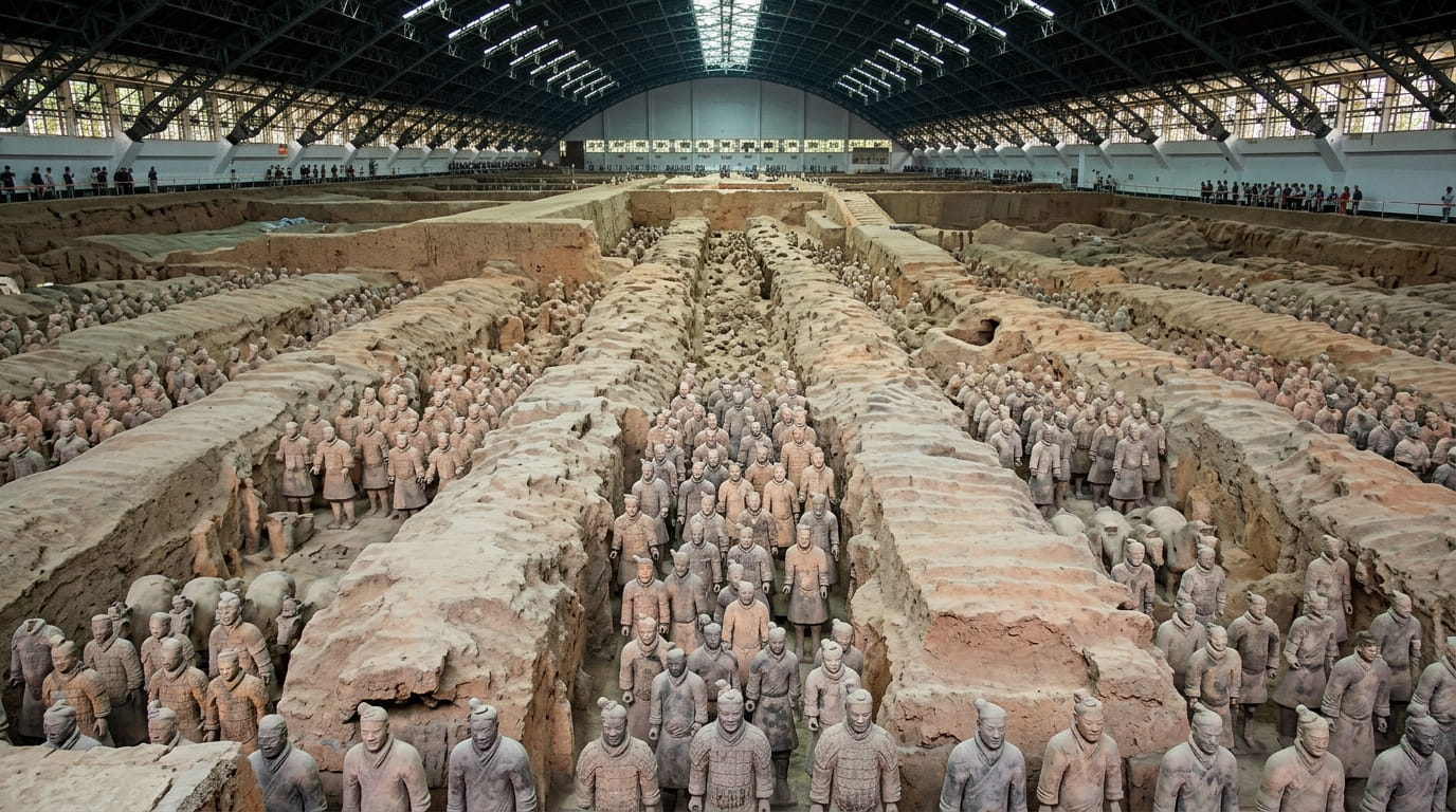 ارتش سفالین چین؛ راهنمای بازدید از Terracotta Army