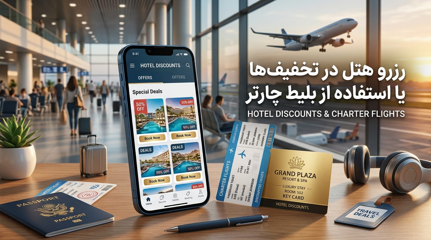 رزرو هتل در تخفیفها و بلیط چارتر رزرو هتل در تخفیفها و بلیط چارتر